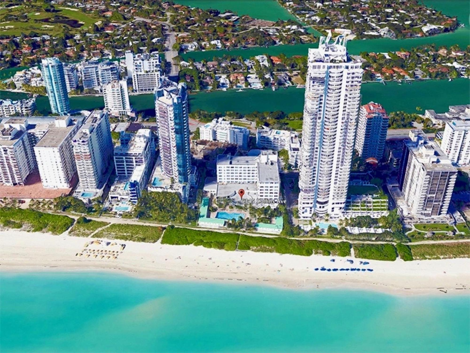 Directly On The Beach With Pool & Ocean View Маями Бийч Екстериор снимка